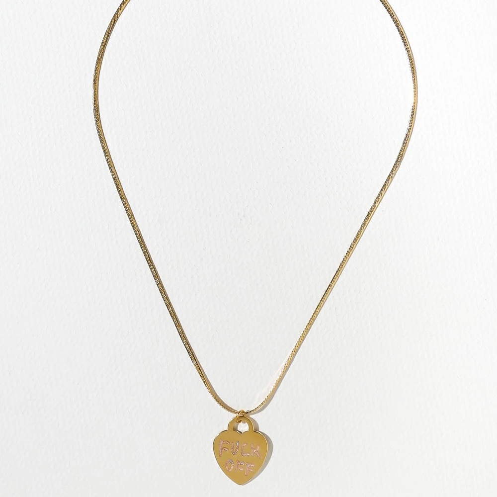 Vanessa Mooney 18” 24k gold dipped necklace
